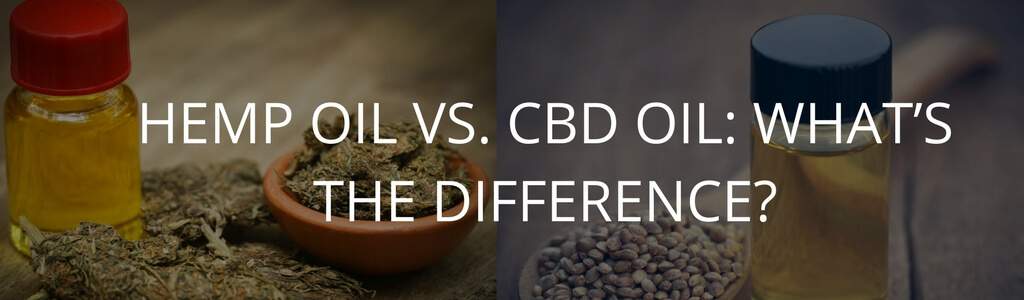HEMP OIL VS. CBD OIL WHAT’S THE DIFFERENCE banner